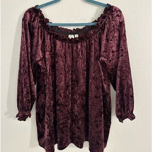 Gap off the shoulder blouse